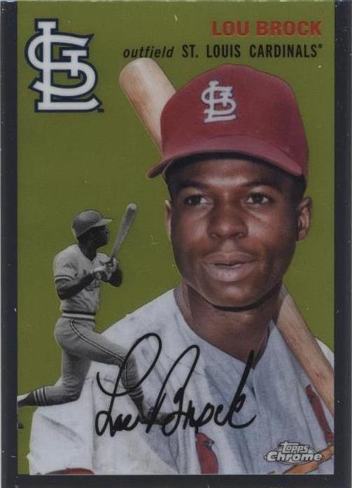 2023 Topps Chrome Platinum Anniversary - Lou Brock #471 - 1 of 1