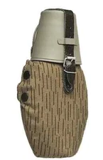 East German Army Cold War Canteen Rain Pattern Camo Cover And Cup Set Free Ship