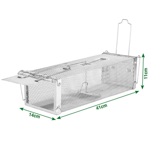 2 Door Humane Rat Trap Cage Animal Pest Rodent Mice Mouse Control Live Catch - Picture 11 of 14