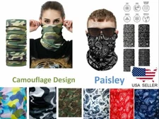 Bandana Face Mask Neck Gaiter Headband Face Cover Balaclava Scarf Multi-function