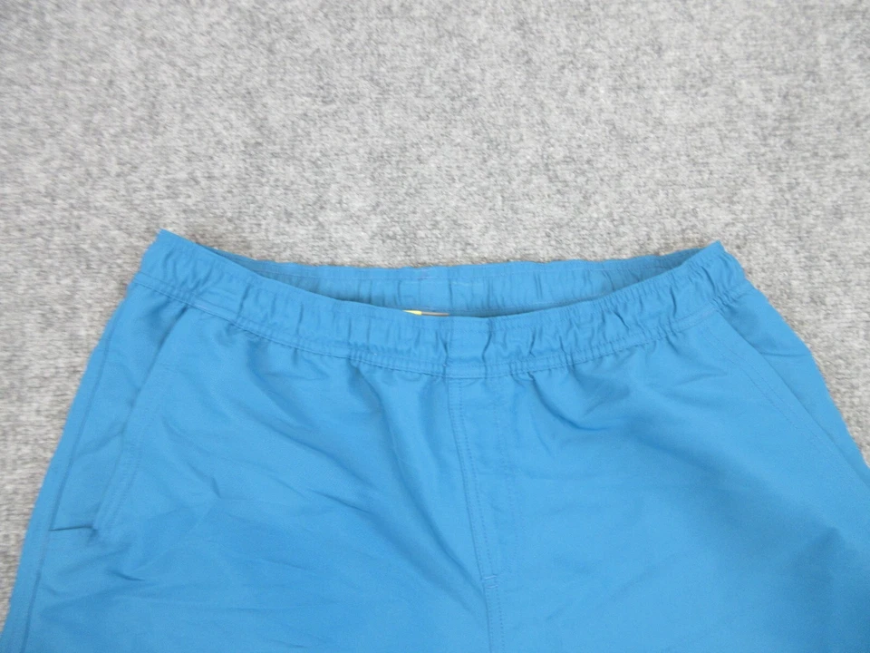 Eddie Bauer Swim Trunks Mens Large Blue Travex Drawstring Bathing Suit 34x19 - Image 2 of 4