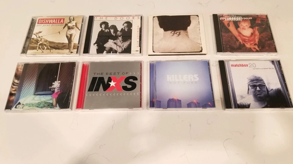 Lot 20 CD Alice Chains Bad Co Dickinson Killers Boston Blink Doors Foo Goo INXS - Image 3 of 4