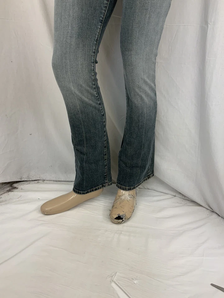 Jeans Vertigo Paris Talla 28 Algodón Lavado Oscuro Elastizado Recto YGI P1-182 Foto 4 de 4