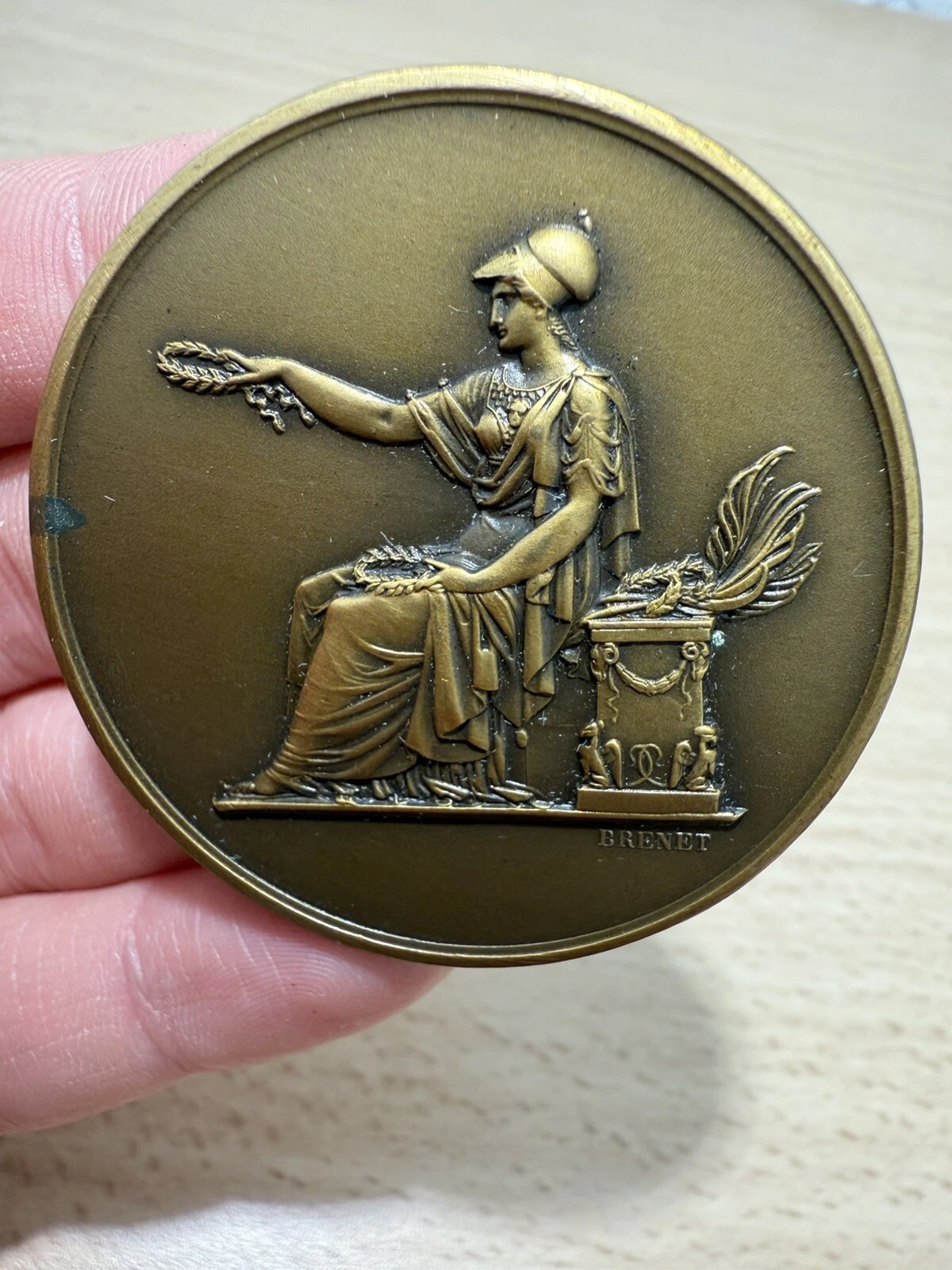 Médaille En Bronze Association Pour L’Enseignement Secondaire Des Jeunes Filles