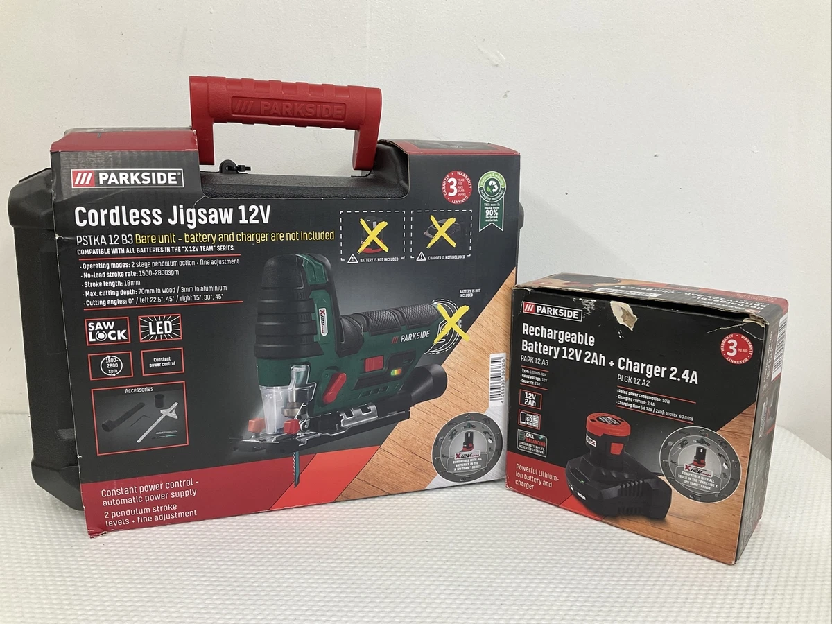 Parkside cordless jigsaw battery and charger sale