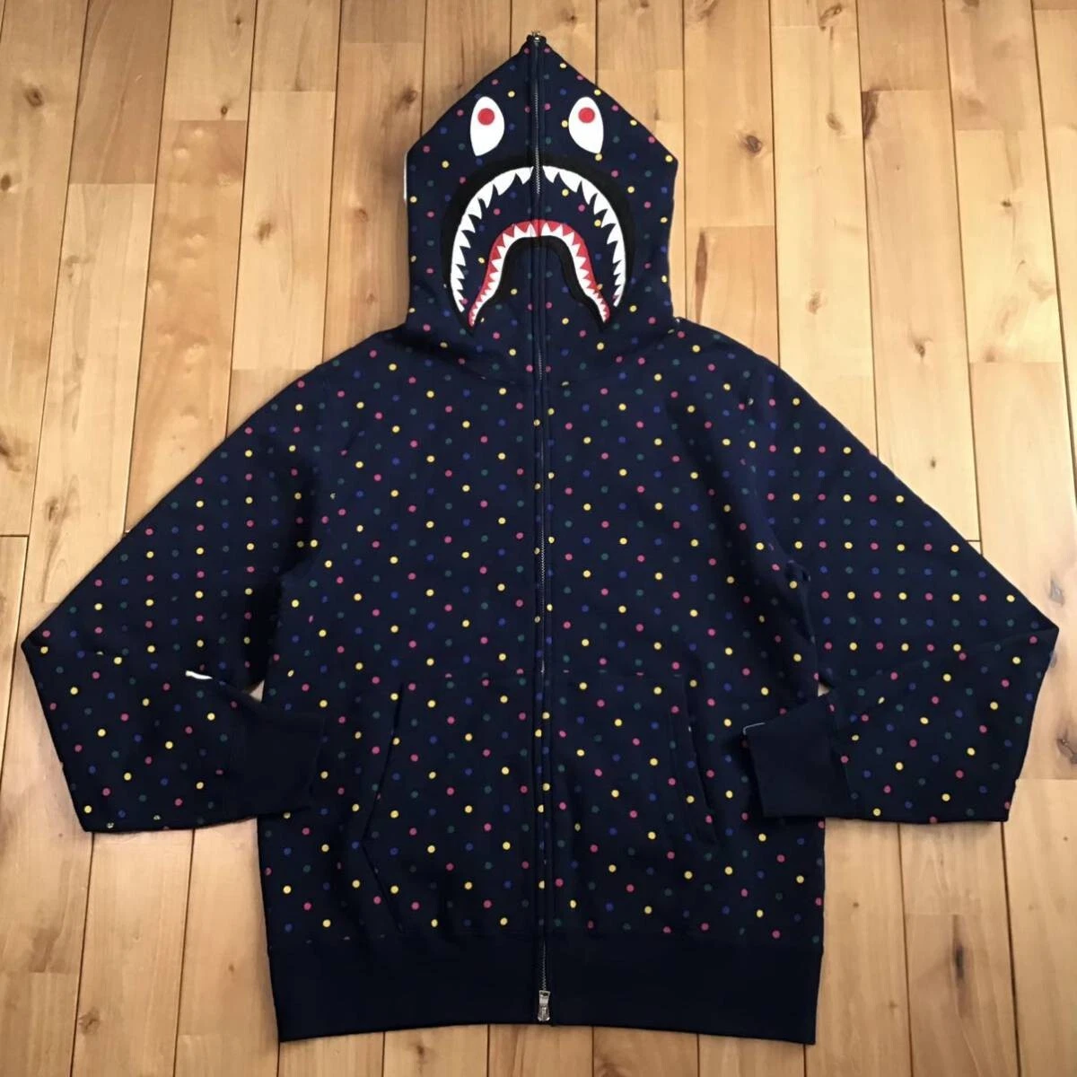 即出荷可 【A・BATHING APE】SHARK RIDER´s JACKET 激レア | gallery