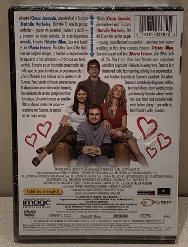 El Juego De La Verdad (DVD, 2004) Oscar Jaenada Natalia Verbeke. NEW ~ Sealed - Picture 2 of 4
