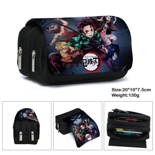 Astuccio portamatite studente Demon Slayer Kamado Nezuko borsa cancelleria anime regalo - Foto 14 di 37