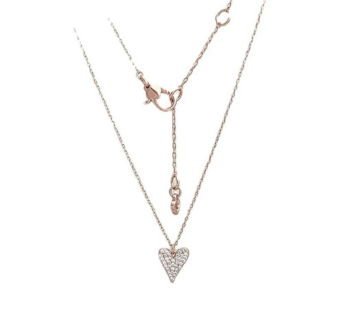 Sweet Heart Pendant Chain Necklace 