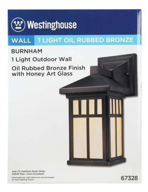Westinghouse 6732800 - Burnham One-Light Outdoor Wall Lantern - Pack of 4 - Image 4 of 4