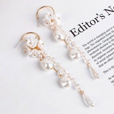 Drop Pearl Earrings Wedding Special Occasion Birthday Gift Mother Bride