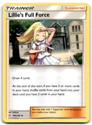 2019 Sun & Moon - Cosmic Eclipse Lillie s Full Force b Null/Uncommon #196