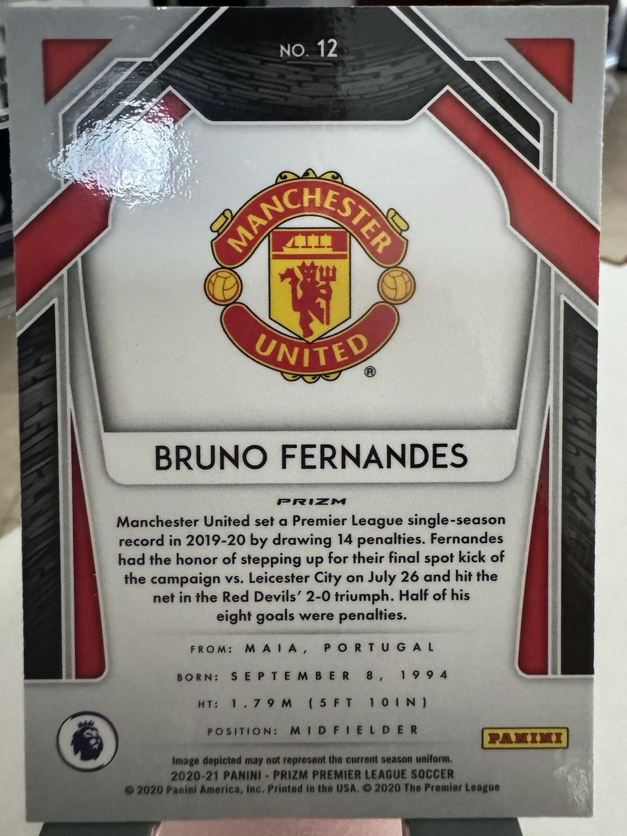 2020-21 Panini Prizm Premier League - Red Ice Prizm #12 Bruno