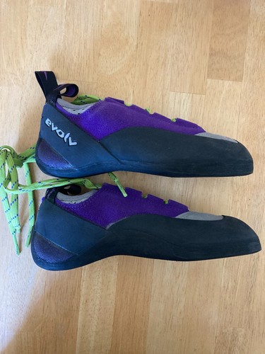 Zapato de Escalada Evolv Nikita Violeta/Gris Púrpura/Negro Mujer Talla 5,5 EUR 35,5 - Imagen 2 de 5