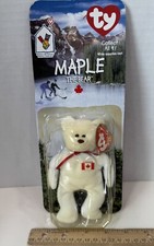 McDonald's Ty Teenie Beanie Baby Maple The Bear, 1999 New