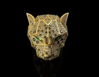 Handcrafted Gold  Panther Ring Men’s Ring– Unique Animal Ring, mothers day gift