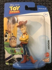 Toy Story Woody Sheriff Mini Action Figure Disney Pixar Mattel Micro Collection