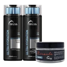 TRUSS Ultra Hydration Shampoo and Conditioner & Miracle Mask Set Bundle
