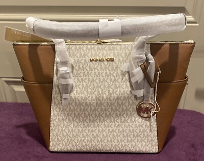 Michael Kors Vanilla Charlotte handbag new with tags