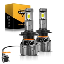 AUXBEAM Canbus H7 LED Headlight Bulbs 28000LM High Low Beam Super White 6500K 2x
