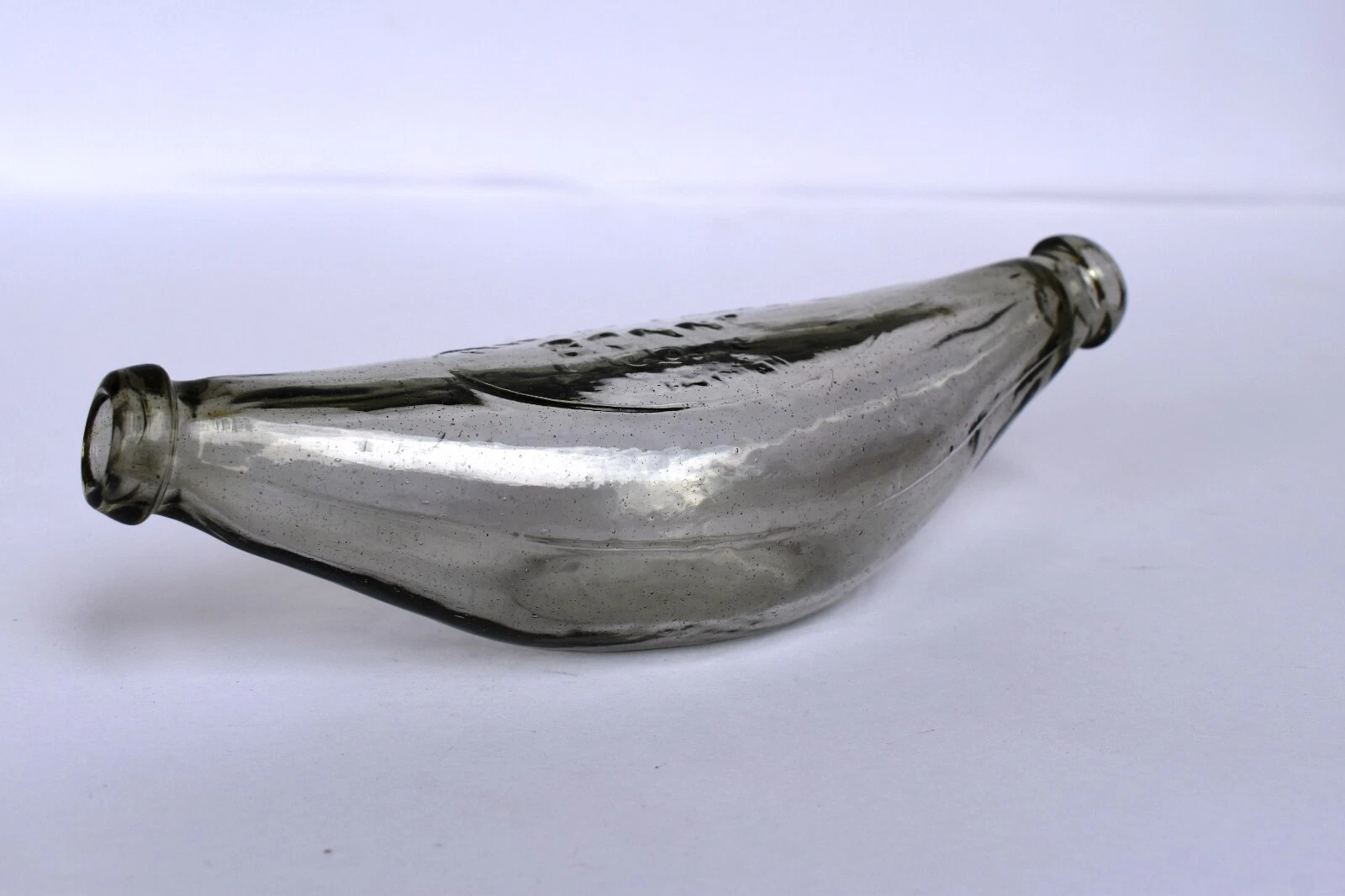 Vintage Bonne Care Regd Trade Mark Milk Bottle Baby Feeding Double End Glass F22