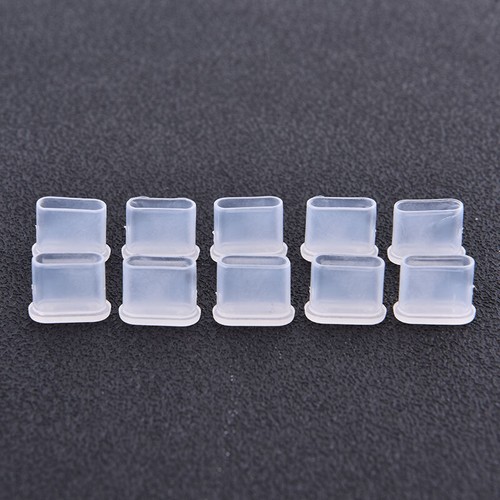 10X Type-C Dust Plug USB Charging Port Protector Silicone Cover for Smart Pho JW - Afbeelding 8 van 12