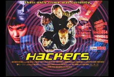 HACKERS Movie POSTER 27x40 B Felicity Huffman Jonny Lee Miller Angelina Jolie