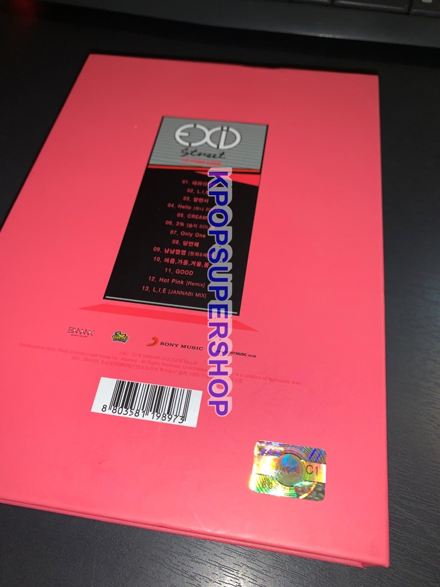 EXID 1st Studio Album Street CD Great 80 PG Photobook No Photocard