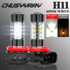 For Honda CR-V CRV 2007-2019 LED Fog Light Bulbs Kit White Foglight 6000K Lamp