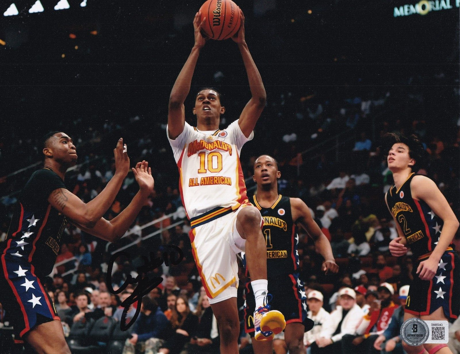 CODY WILLIAMS signed (COLORADO BUFFALOES) Basketball 8X10 photo BECKETT BM85043 