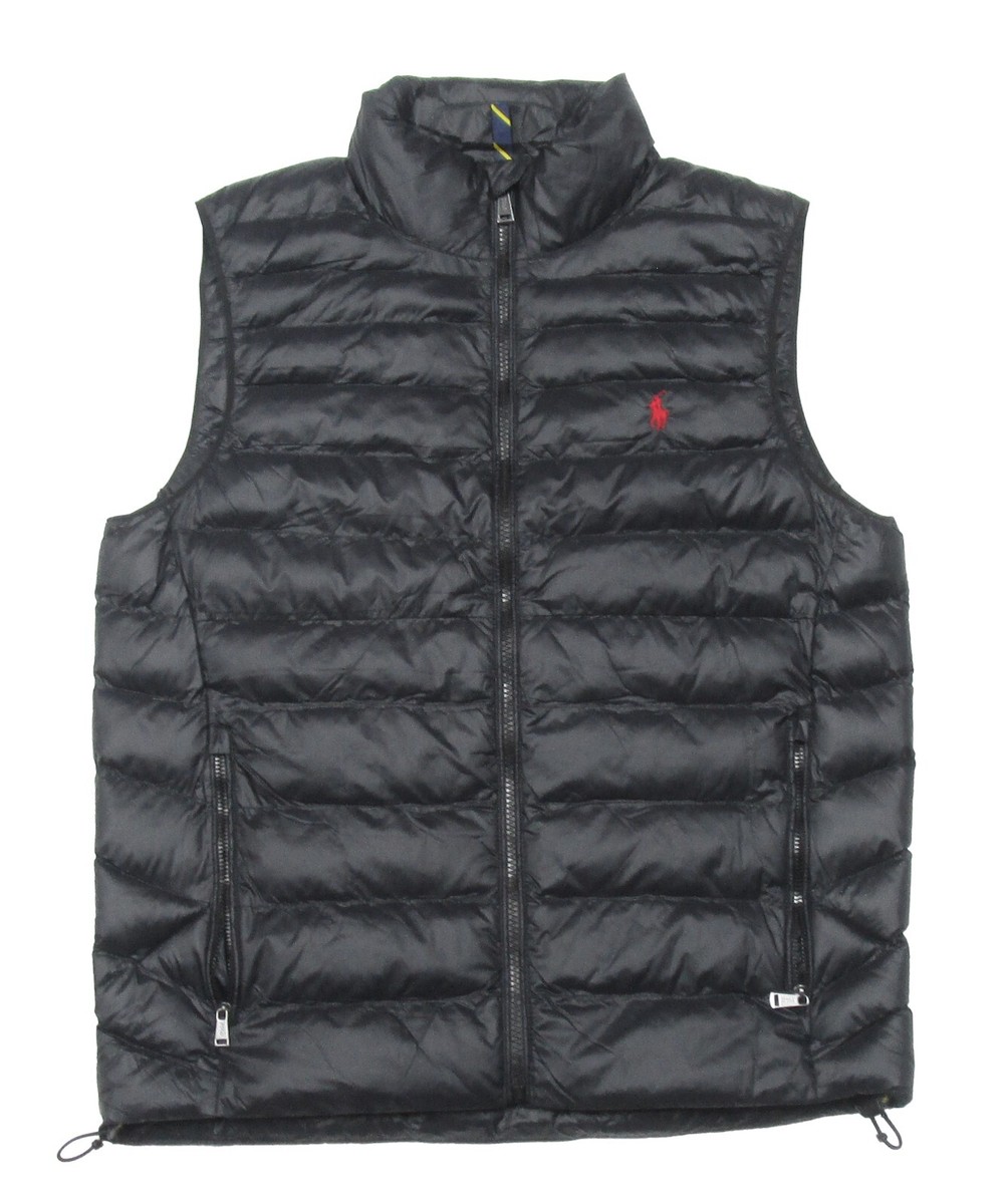 Polo Ralph Lauren Men's Black Water-Repellent Packable Performance