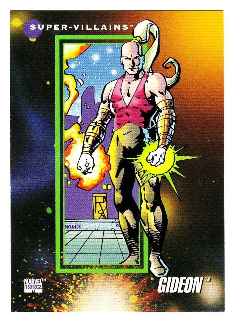 1992 MARVEL UNIVERSE BASE CARD 122 GIDEON | eBay
