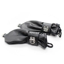 Dog Gloves Restraint Binding Lockable Mittens Hand Cuffs Slaves Restraints
