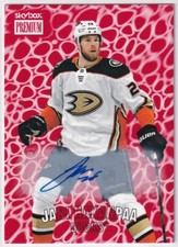 2020-21 Metal Universe Retro Star Autographs Rubies Jani Hakanpaa RC AUTO STARS