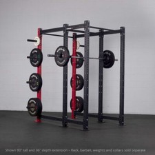 Titan Fitness X-3 Series 80" Kit Prolunga Power Rack Bullonato Rosso, Profondità 24"