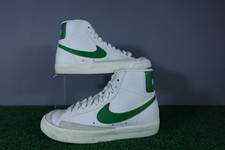Nike Blazer Mid 77 Shoes Mens Size 5 White Green Leather High Top BQ6806-115