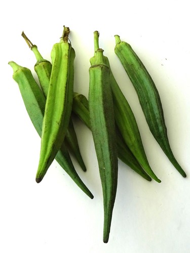 Okra (Abelmoschus esculentus) - circa 30 semi - Foto 3 di 7