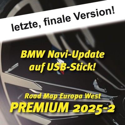BMW NAVI UPDATE USB ROAD MAP EUROPA WEST PREMIUM 2025-2