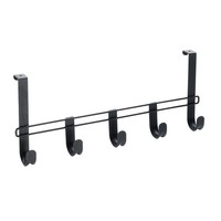 metaltex TüRhäNgeleiste Lava BHT 38X15X6 Cm Schwarz