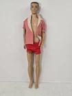 1962? Vintage Ken doll by Mattel With Original Beach Outfit Painted Hair