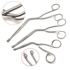 Stainless Steel Magill Catheter Forceps, Laryngeal Throat Pliers Durable Surgica