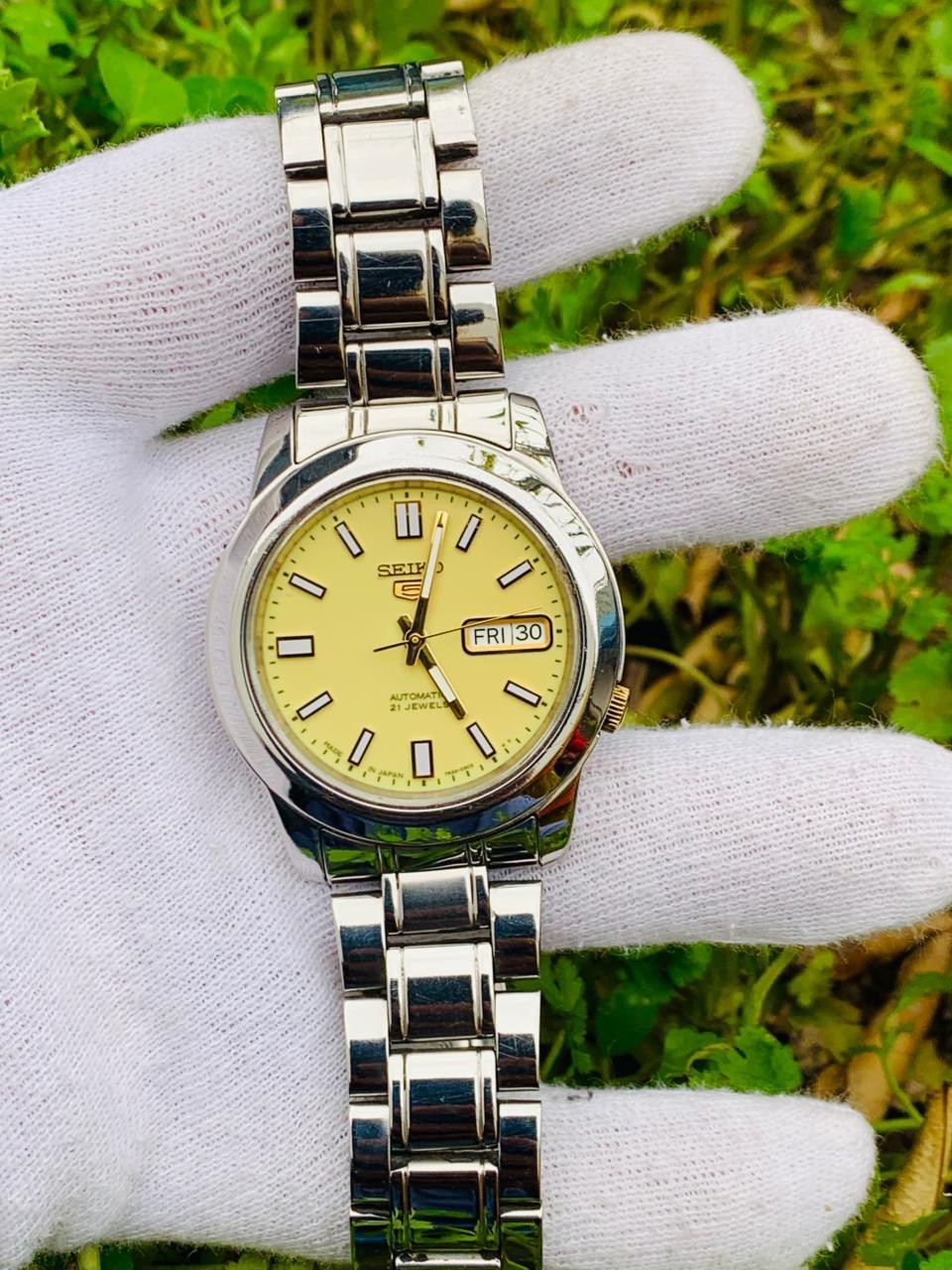 steel vintage jewels Automatic Water Day/Date 21 5 Seiko Stainless 7S26-02W0 - VintageWatches.PK steel vintage jewels Automatic Water Day/Date 21 5 Seiko Stainless 7S26-02W0 - vintagewatches.pk