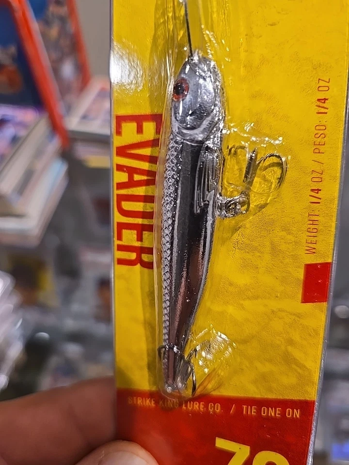 strike king evader 70 Carolina CROMO 3" 1/4 oz ayu Foto 3 de 4