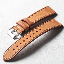 Handmade Genuine Leather Watch Strap 18-22mm Vintage Cowhide Band Replacement