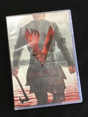 VIKINGS - The Complete Third Season 3 Three - DVD - 2015  FREE SHIPPING