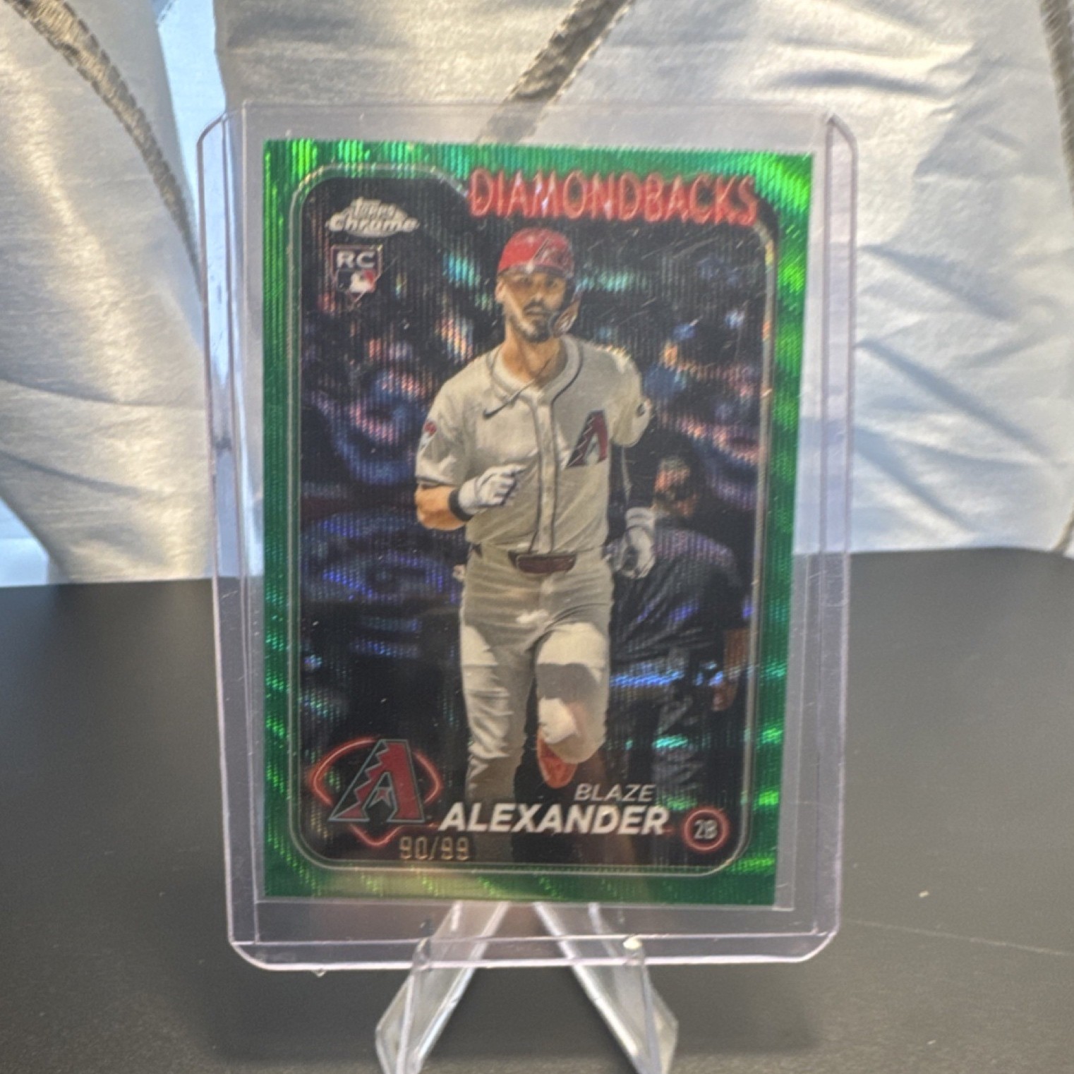 Topps 2024 Chrome Update Green Refractor Rookie Blaze Alexander #USC53 /99