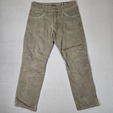 Kuhl Revolvr Pants Mens 34x32 Green Outdoor Hiking Articulated Knees Patina Dye