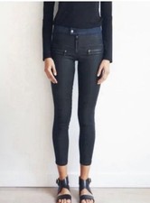 Schoen by Yu The Moto Skinny Mid Waist Jeans USA Made Women's Size 27 (READ)