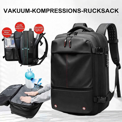 60L Vakuum Reiserucksack TSA Schloss Handgepäck