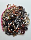 1+lbs Vintage Estate & Modern Costume Mystery Jewelry Lot! Glass Beaded ++